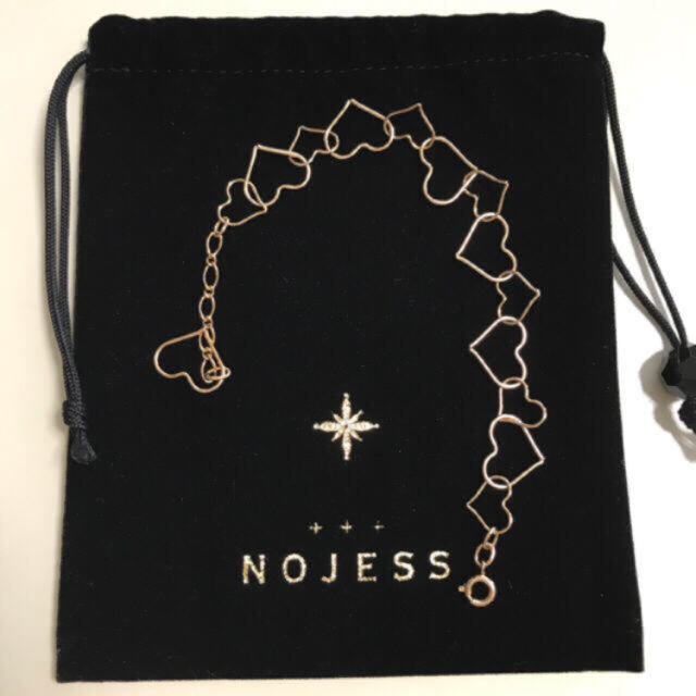 NOJESS(ノジェス)のNOJESS ハートブレスレット レディースのアクセサリー(ブレスレット/バングル)の商品写真