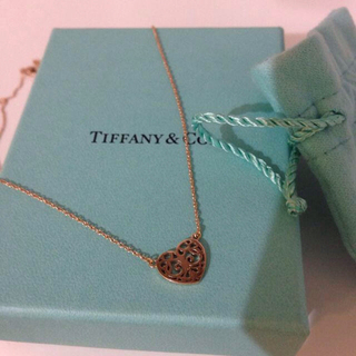 ティファニー(Tiffany & Co.)のハート メタルネックレス(ネックレス)