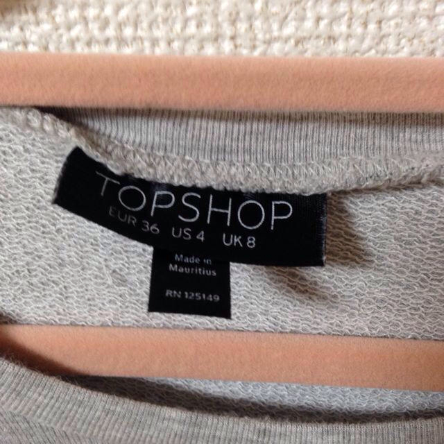 TOPSHOP(トップショップ)のTOPSHOP スウェット ワンピ レディースのワンピース(ひざ丈ワンピース)の商品写真