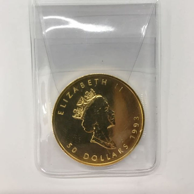 くらしを楽しむアイテム メイプルリーフ金貨 メイプル K24 純金 1