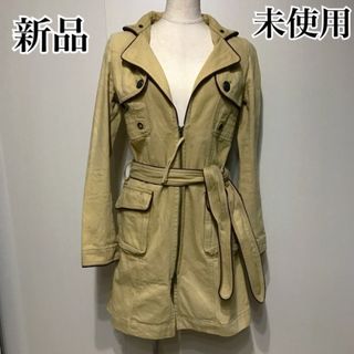 マテリアルガール(MaterialGirl)の新品　Material girl  ミリタリーコート デニム地 キャメル(ミリタリージャケット)