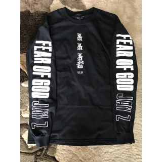 フィアオブゴッド(FEAR OF GOD)の入手困難 Fear of god jayz 袖ロゴ ロンt(Tシャツ/カットソー(七分/長袖))