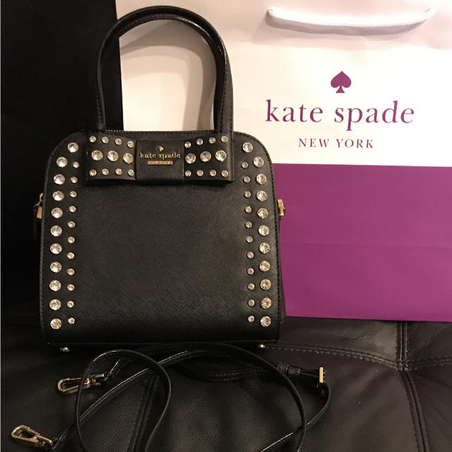 kate spade new york(ケイトスペードニューヨーク)のkate spade WKRU4769 ショルダーバッグ  リボン ビジュー レディースのバッグ(ショルダーバッグ)の商品写真