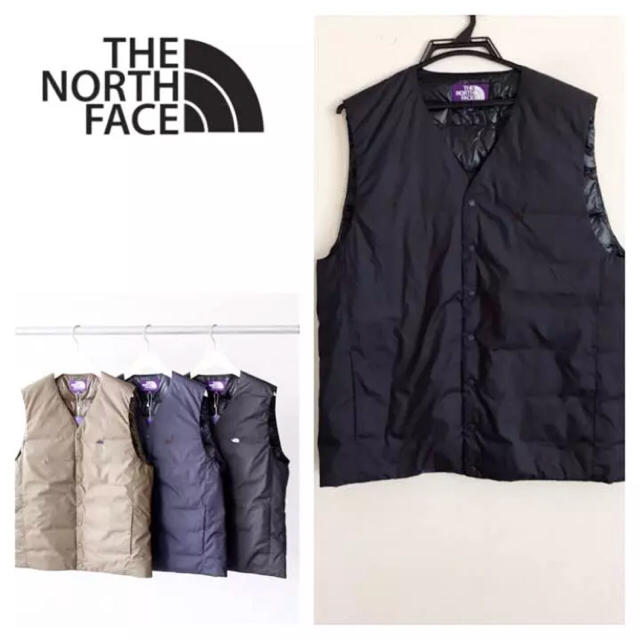 THE NORTH FACE(ザノースフェイス)のザ ノースフェイス☆ダウンベスト☆ネイビー☆モンクレール、ナイキ好きにも メンズのジャケット/アウター(ダウンベスト)の商品写真