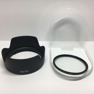 EW-73D 互換フード、67mmフィルター 2点セット Canon キヤノン(その他)