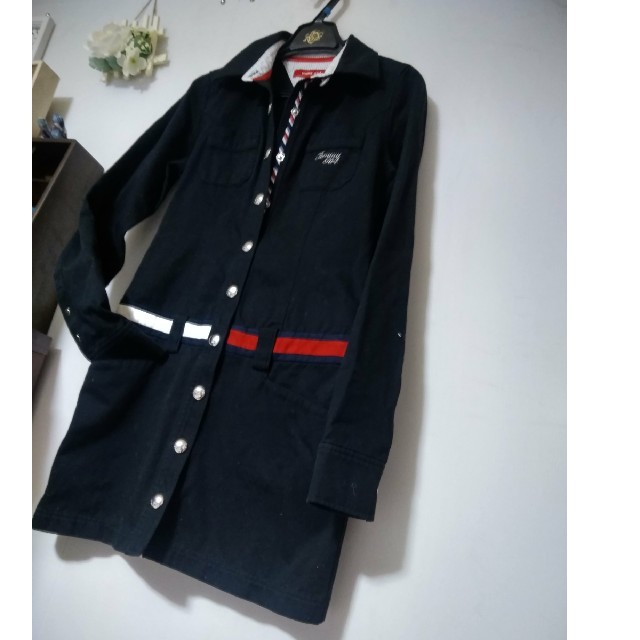 TOMMY HILFIGER(トミーヒルフィガー)の最終お値下げ　美品☆未使用☆TOMMY HILFIGER☆シャツワンピース レディースのワンピース(その他)の商品写真