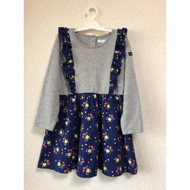 futafuta(フタフタ)の美品 futafuta ワンピース120 キッズ/ベビー/マタニティのキッズ服女の子用(90cm~)(ワンピース)の商品写真