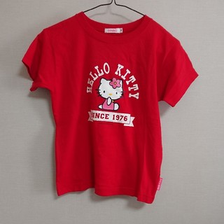ハローキティ(ハローキティ)のハローキティ Tシャツ Mサイズ 赤(Tシャツ(半袖/袖なし))
