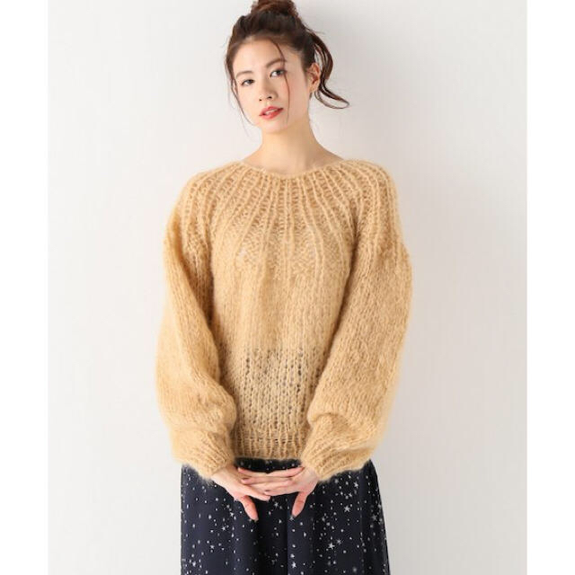 Ron Herman(ロンハーマン)のMaiami マイアミ Mohair Pleated Sweater ニット レディースのトップス(ニット/セーター)の商品写真