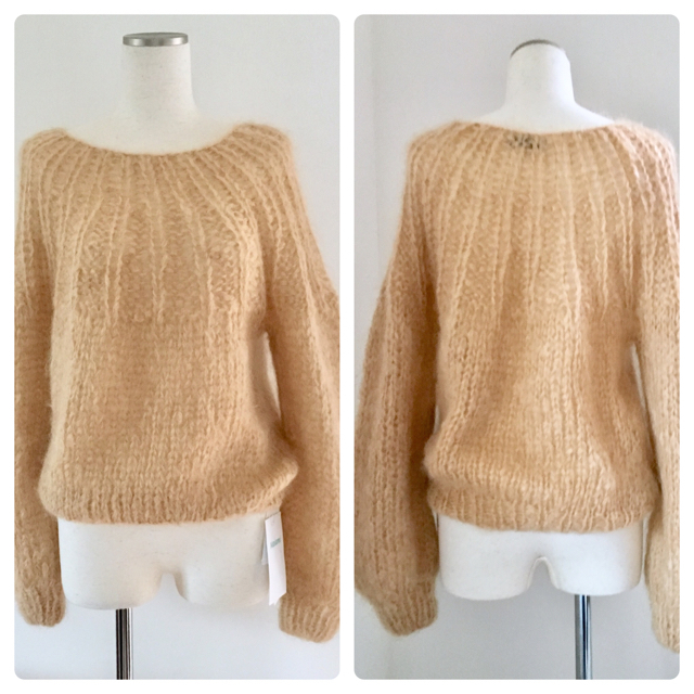 Ron Herman(ロンハーマン)のMaiami マイアミ Mohair Pleated Sweater ニット レディースのトップス(ニット/セーター)の商品写真