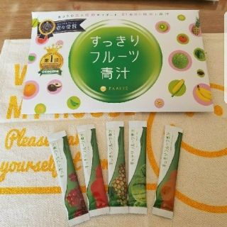 ファビウス(FABIUS)のすっきりフルーツ青汁　バラ5包(青汁/ケール加工食品)