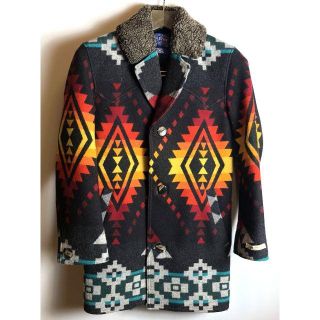 ペンドルトン(PENDLETON)の美品◆正規品◆ ペンドルトン ウエスタン ネイティブ柄コート ウール S(モッズコート)