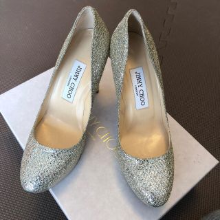 ジミーチュウ(JIMMY CHOO)の【ぽむぽむ様専用です】JIMMY CHOO パンプス ゴールド(ハイヒール/パンプス)