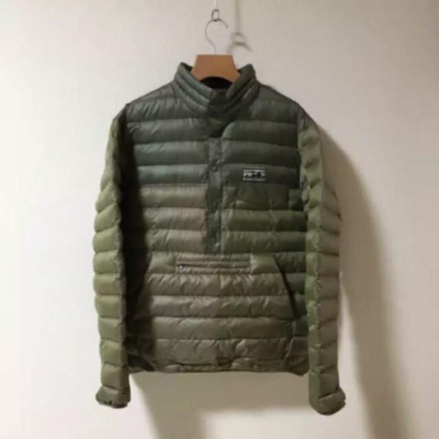 パタゴニア　patagonia ダウンスナップTプルオーバーグリーン