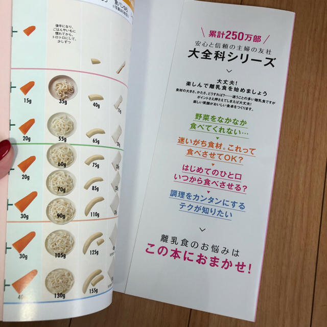 離乳食 本 離乳食大全科 ベビモ キッズ/ベビー/マタニティの授乳/お食事用品(離乳食調理器具)の商品写真