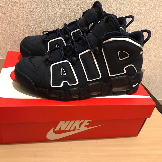 NIKE(ナイキ)のNIKE AIR MORE UPTEMPO ダークネイビー 28cm モアテン メンズの靴/シューズ(スニーカー)の商品写真