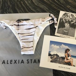 アリシアスタン(ALEXIA STAM)のALEXIA STAN Zebra柄 bikini ボトム(水着)