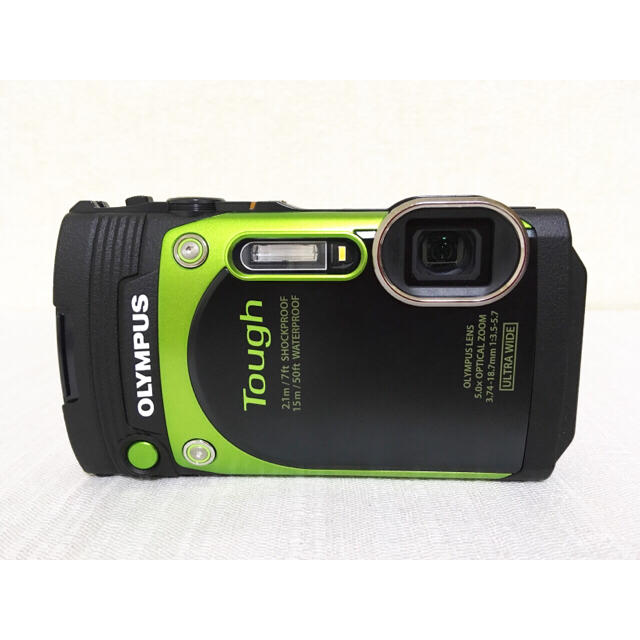 OLYMPUS(オリンパス)の❤️値下げ❤️OLYMPUS TG870 グリーン Wi-Fi 防水 #d スマホ/家電/カメラのカメラ(コンパクトデジタルカメラ)の商品写真