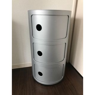 kartell - Kartell コンポニビリ 3段 シルバーの通販 by きむ's shop