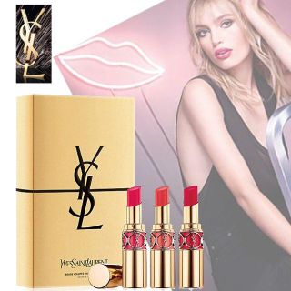 イヴサンローランボーテ(Yves Saint Laurent Beaute)の💄まちゅ様専用💄YSL/口紅ルージュ ヴォリュプテ シャイン3本セット(口紅)