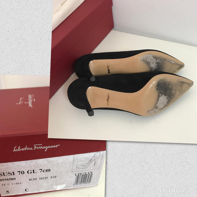 Ferragamo(フェラガモ)ののん様専用！超美品☆フェラガモ☆5C☆パンプス☆22.5☆ レディースの靴/シューズ(ハイヒール/パンプス)の商品写真