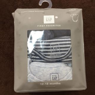 ギャップ(GAP)の★ふく様専用★【新品未使用】baby gap ロンパース前開き 3枚セット(ロンパース)