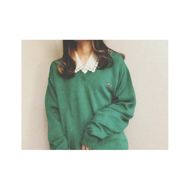 LACOSTE - 古着屋 LACOSTE ラコステ ニット 緑の通販 by blue waltz LACOSTE - 古着屋 LACOSTE ラコステ ニット 緑の通販 by blue waltz