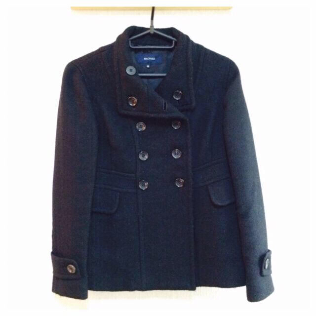 TOMORROWLAND(トゥモローランド)の黒♡コート レディースのジャケット/アウター(ピーコート)の商品写真