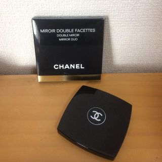 シャネル(CHANEL)のC171程度良好　本物シャネルの両面ミラー　ミロワールドゥーブル　ファセット(ミラー)