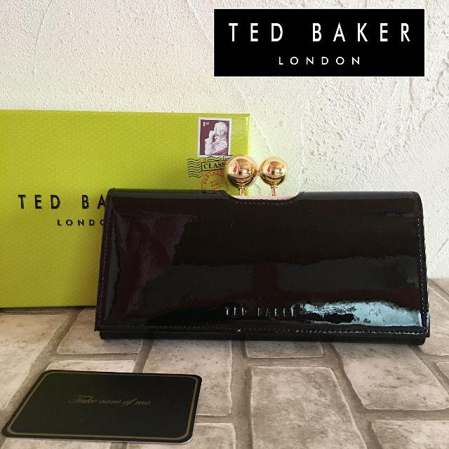 ラッピング不可 新品 TED BAKER 長財布 人気のブラック