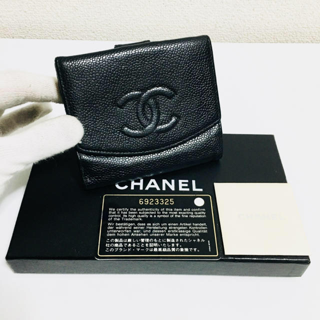 CHANEL(シャネル)の117❤️超値下げ！！❤️シャネル❤️Ｗホック 財布❤️正規品鑑定済み❤️ レディースのファッション小物(財布)の商品写真