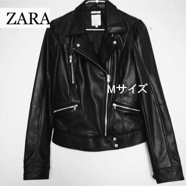 Mサイズ★モデル愛用　ライダースジャケット　ZARA