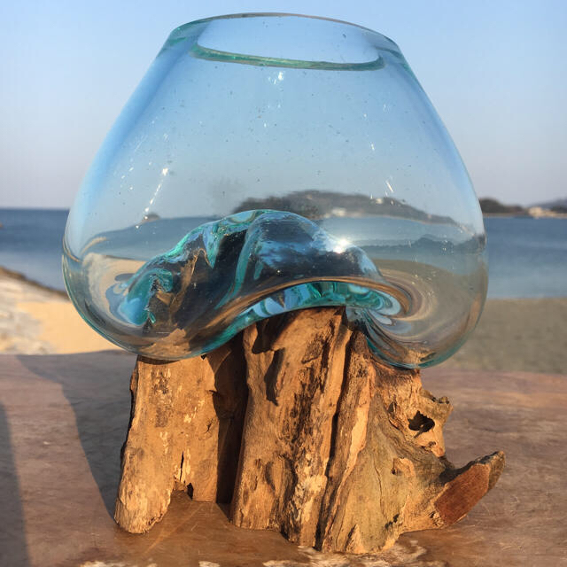 メダカ鉢流木ガラス オブジェ特大X 花瓶 金魚鉢 ガーデニング メダカ鉢流木ガラス オブジェ特大X 花瓶 金魚鉢 ガーデニング