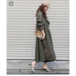 アメリヴィンテージ(Ameri VINTAGE)のunagi様専用！ameri OLIVE BACK FRILL JK(ロングコート)