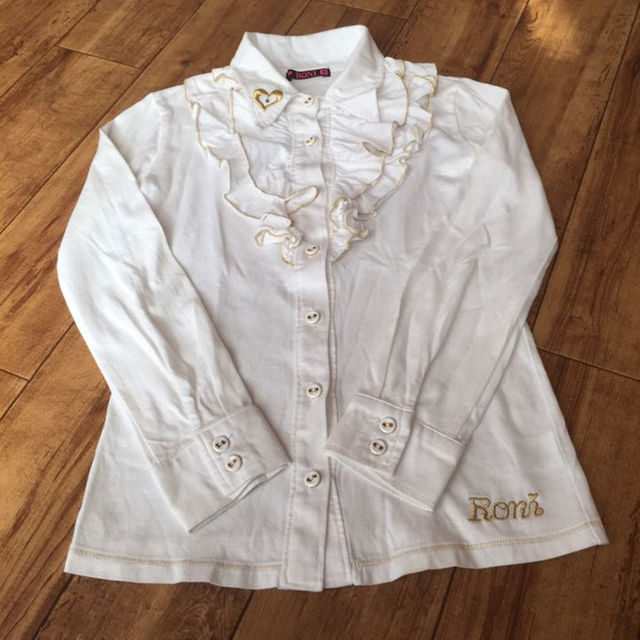 RONI(ロニィ)のRONIフリルシャツ② キッズ/ベビー/マタニティのキッズ服女の子用(90cm~)(その他)の商品写真