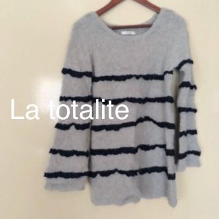 ラトータリテ(La TOTALITE)のトータリテ☆レースボーダーニット(ニット/セーター)