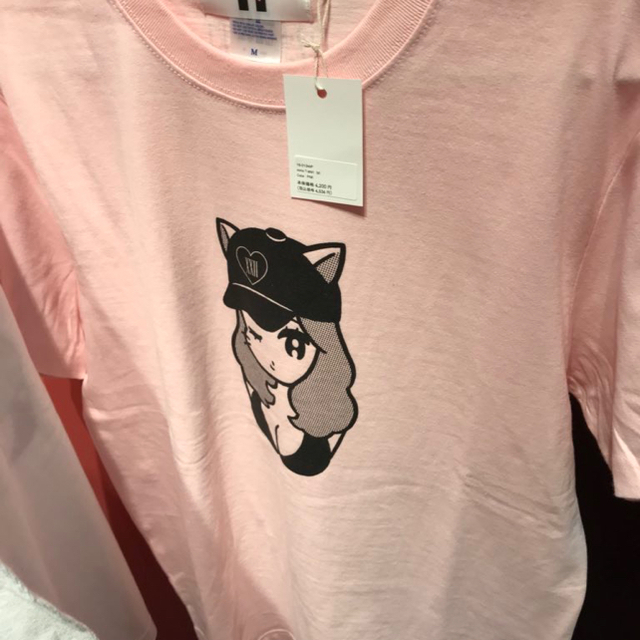 AKB48(エーケービーフォーティーエイト)の22market conix Tシャツ ピンク Mサイズ レディースのトップス(Tシャツ(半袖/袖なし))の商品写真