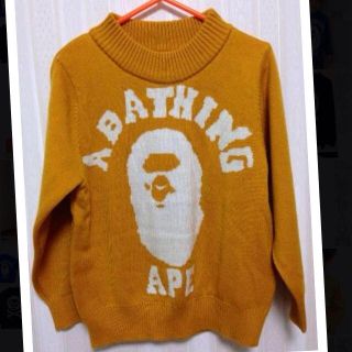 アベイシングエイプ(A BATHING APE)のエイプキッズ厚手ニットセーター(その他)