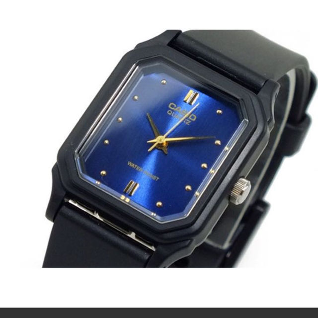 CASIO(カシオ)の最終 CASIO カシオ BASIC  LQ-142E-2A ブルー×ブラック レディースのファッション小物(腕時計)の商品写真