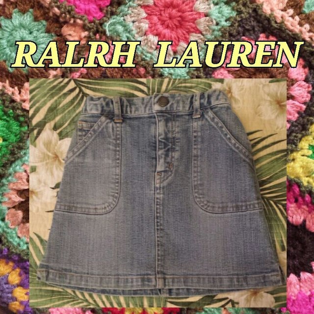 Ralph Lauren(ラルフローレン)の値下げしました♪デニムスカート キッズ/ベビー/マタニティのキッズ服女の子用(90cm~)(スカート)の商品写真