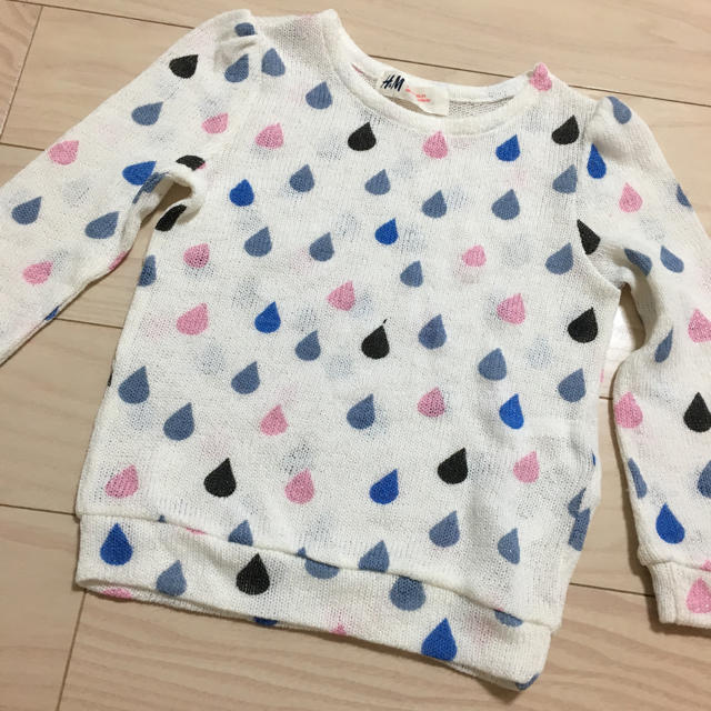 H&M(エイチアンドエム)のH&M 長袖 キッズ/ベビー/マタニティのキッズ服女の子用(90cm~)(Tシャツ/カットソー)の商品写真