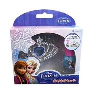 ディズニー(Disney)の＊アナ雪＊ ティアラ&水性ネイルセット(その他)