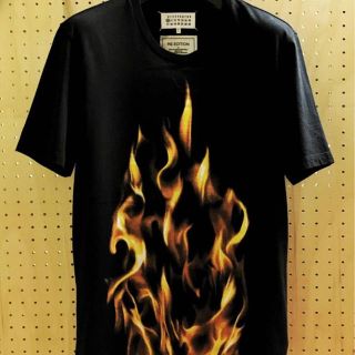 maison margiela flame tee ファイヤー tシャツ