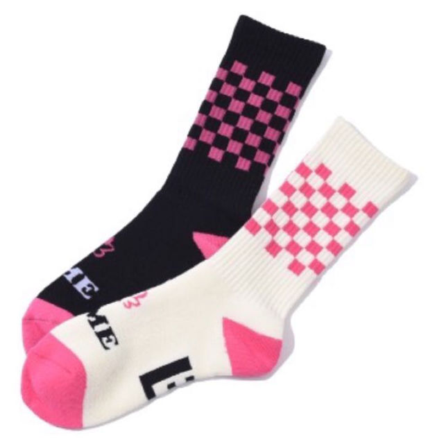I&ME × BILLY’S CRAZY SOX PINK CHECKER メンズのレッグウェア(その他)の商品写真