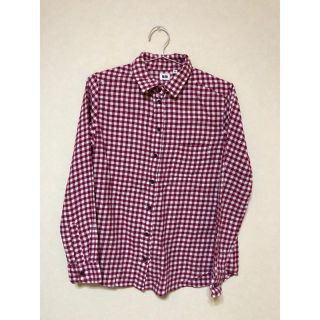 ユニクロ(UNIQLO)のレッドギンガムチェックネルシャツ《UNIQLO》(シャツ/ブラウス(長袖/七分))