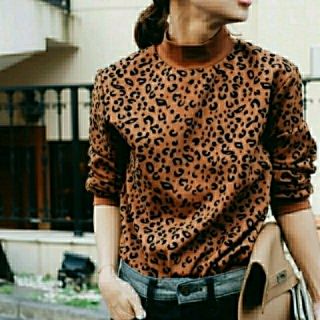 アメリヴィンテージ(Ameri VINTAGE)のAmeri アメリ / 2WAY FLOCKY LEOPARD TOP(カーディガン)