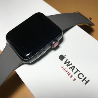 アップルウォッチ(Apple Watch)のApple Watch Series3 42mm セルラー 良品(その他)