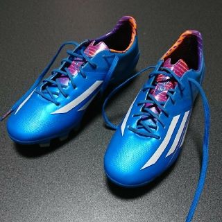 アディダス(adidas)のひろさん様専用 adidasf50 HG fgセット 24.5 ソーラーブルー(シューズ)