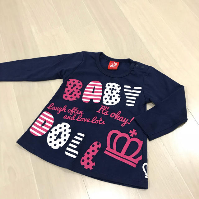 BABYDOLL(ベビードール)のベビードール Tシャツ キッズ/ベビー/マタニティのキッズ服女の子用(90cm~)(Tシャツ/カットソー)の商品写真