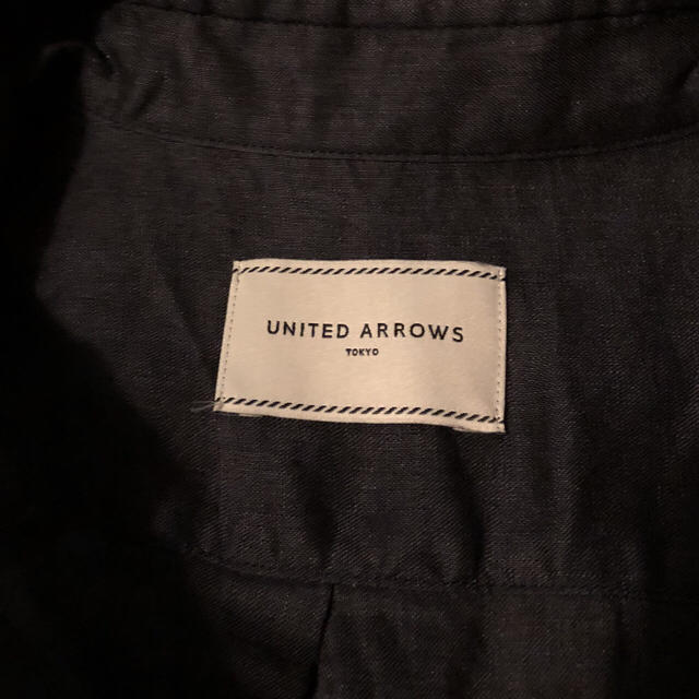 UNITED ARROWS(ユナイテッドアローズ)の麻のブラックシャツ レディースのトップス(シャツ/ブラウス(長袖/七分))の商品写真